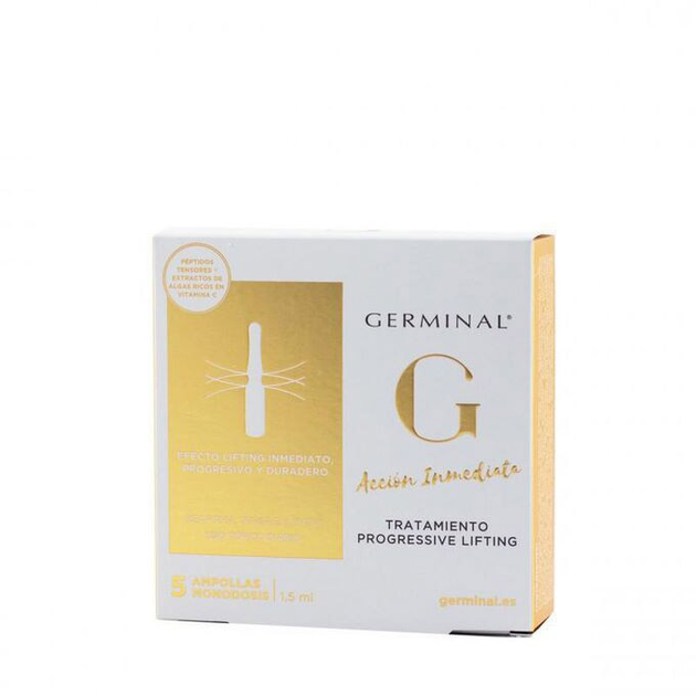 Serum do twarzy Germinal Actión Inmediata Progressive Lifting 5 x 1.5 ml (8430445318040) - obraz 1