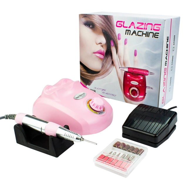 Фрезер Nail Master Dm-208 35000 Оборотов Розовый - изображение 2