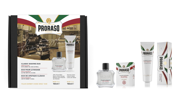 Набор для бритья подарочный Proraso Classic Shaving Duo White Line ...