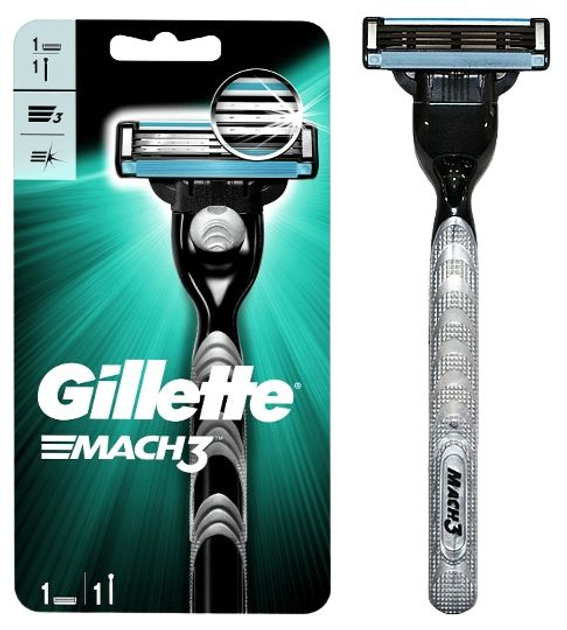 Golarka męska Gillette Mach3 z 1 wymiennym wkładem (4902430862141) - obraz 1