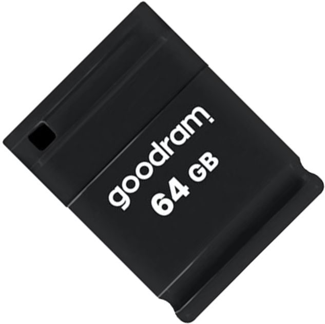 Флеш пам'ять USB Goodram UPI2 64GB USB 2.0 Black (UPI2-0640K0R11) - зображення 1
