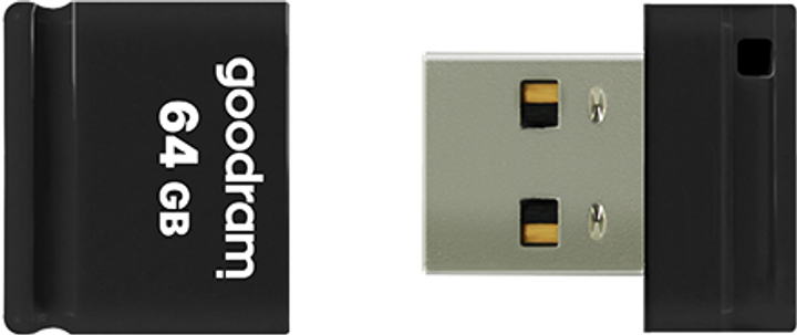 Флеш пам'ять USB Goodram UPI2 64GB USB 2.0 Black (UPI2-0640K0R11) - зображення 4