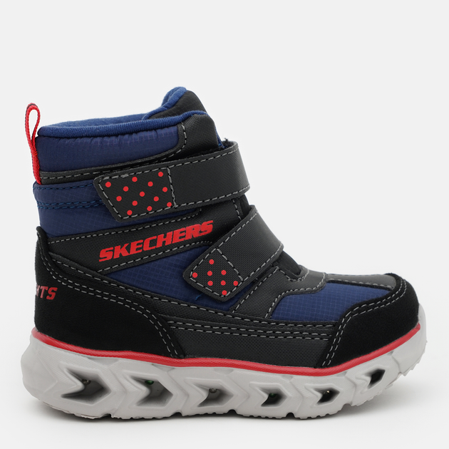 Акція на Дитячі черевики для хлопчика Skechers Hypno-Flash 2.0 405052N NVBK 22 Сині від Rozetka