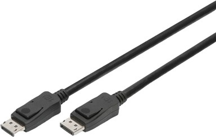 Kabel połączeniowy Digitus DisplayPort M/M w/lock UHD 8K Version 1.3/1.4 3 m (4016032450306) - obraz 1