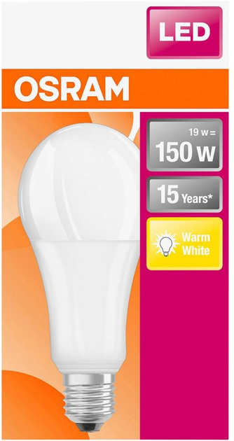 Żarówka Osram LED Star Classic A E27 19-150 W (4058075245976) - obraz 3