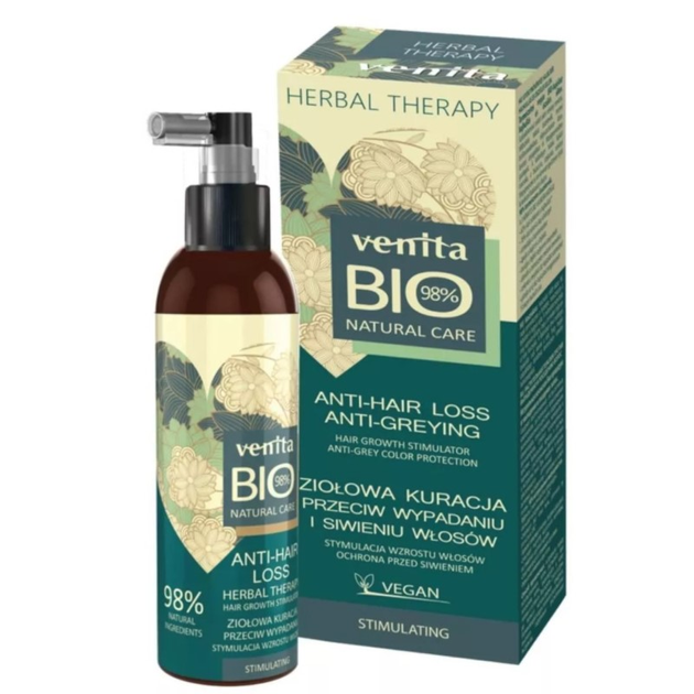 Кондиціонер для волосся Venita Bio Natural Care Herbal Treatment Against Hair Loss and Graying 200 мл (5902101519403) - зображення 1