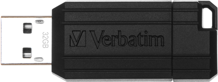 Флеш пам'ять USB Verbatim PinStripe USB 32GB Black (0023942490647) - зображення 1