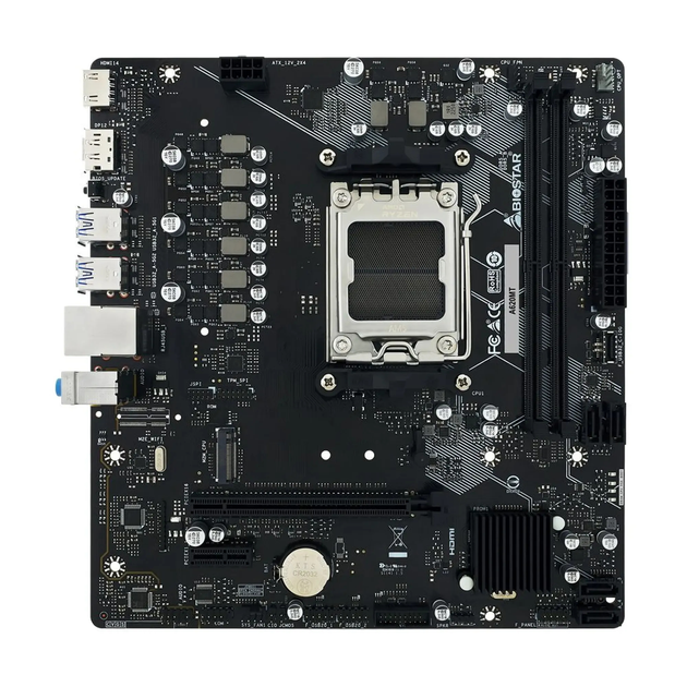 Материнська плата BIOSTAR A620MT (AM5/A620/DDR5 /mATX) - изображение 1