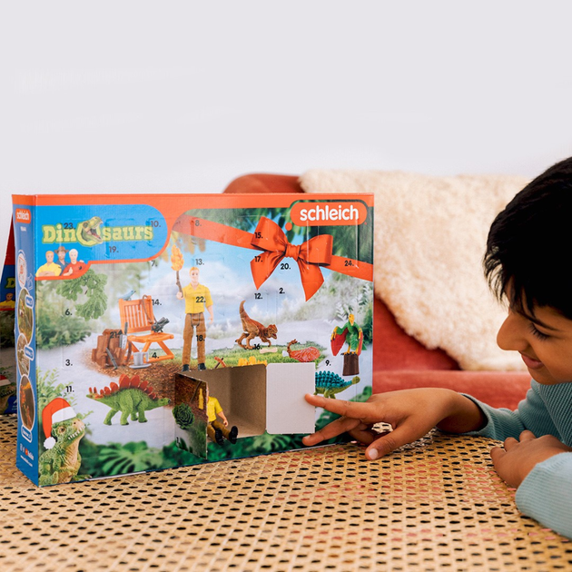 Різдвяний адвент календар динозаври Schleich 98644 - изображение 3