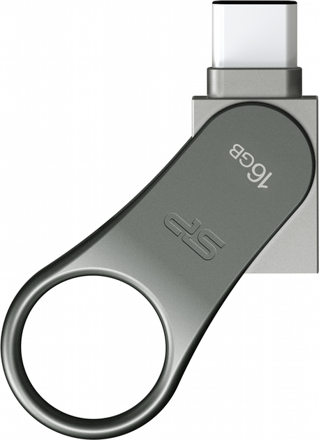Pendrive Silicon Power Mobile C80 16GB Silver (SP016GBUC3C80V1S) - obraz 3