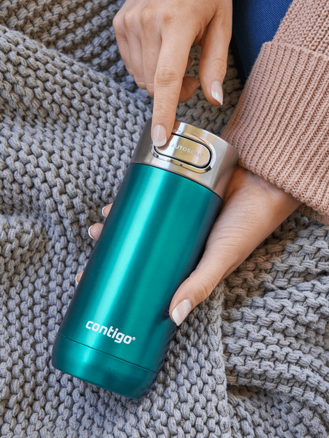 Термокухоль Contigo Luxe Autoseal 360 мл Biscay Bay 2104368 (06800373) - зображення 9