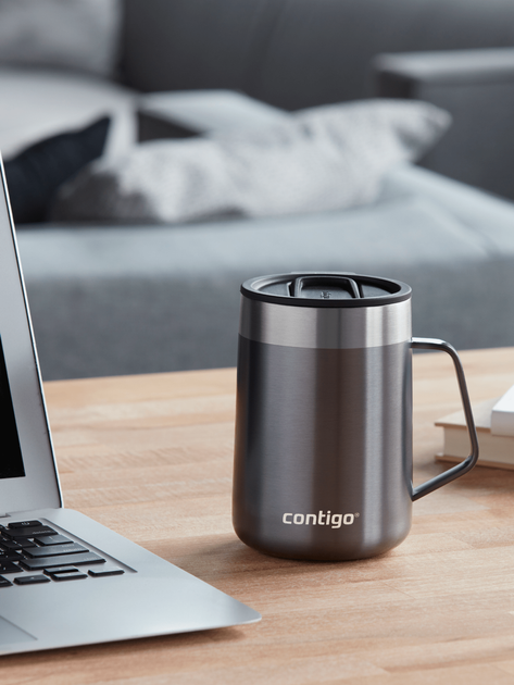 Термокухоль Contigo Streeterville with Handle 420 мл Sake 2174673 (06800465) - зображення 7