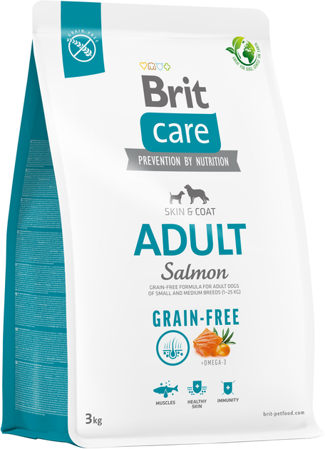 Корм для собак малих і середніх порід Brit Care Dog Grain-free Adult ...