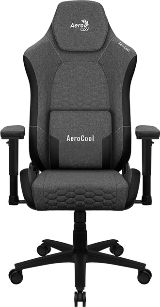 Крісло для геймерів Aerocool CROWN AeroWeave Ash Black (CROWN_AW_Ash_Black) - зображення 1