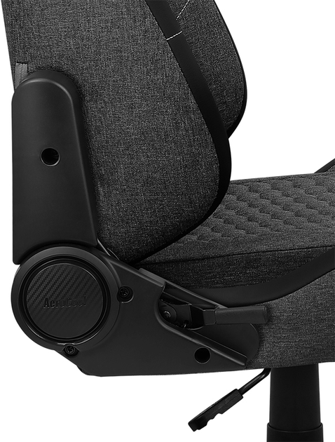 Fotel gamingowy Aerocool CROWN AeroWeave Ash Black (CROWN_AW_Ash_Black) - obraz 10
