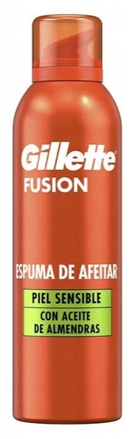 Pianka do golenia Gillette Fusion Sensitive Foam 250 ml (7702018617111) - obraz 1
