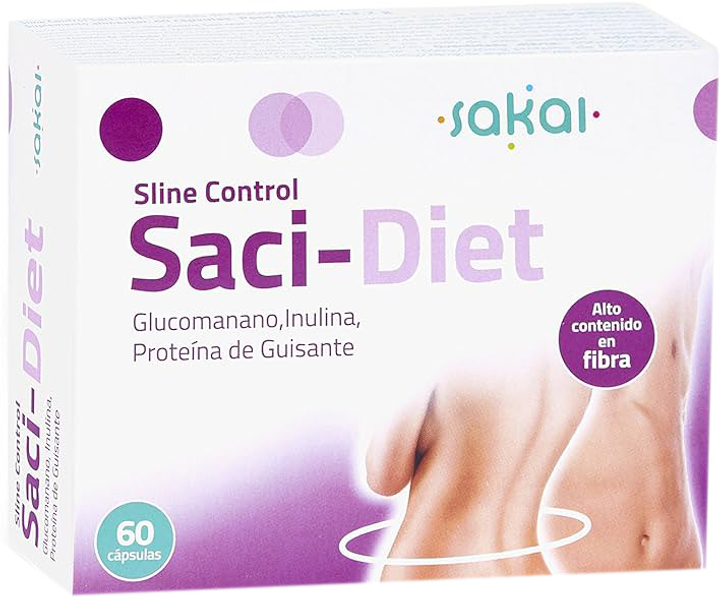 Suplement diety Sakai Sline Control Saci-Diet 60 kapsułek (8423245030502) - obraz 1
