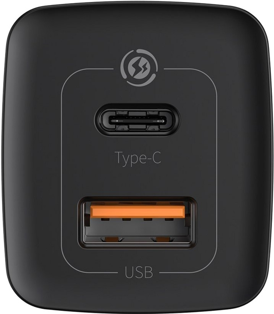 Мережевий зарядний пристрій Baseus GaN2 Lite Quick Charger C + U 65W EU Black (CCGAN2L-B01) - зображення 4