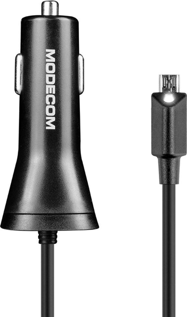 Ładowarka samochodowa Modecom Royal KULU-01 + Cable Micro USB Czarny (ZT-MC-KULU-01) - obraz 1