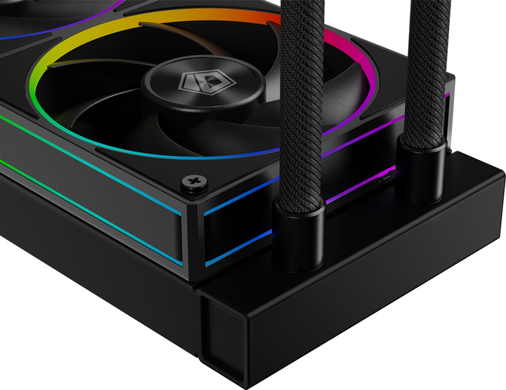 Система водяного охлаждения ID-Cooling Space LCD SL240 Black - изображение 3