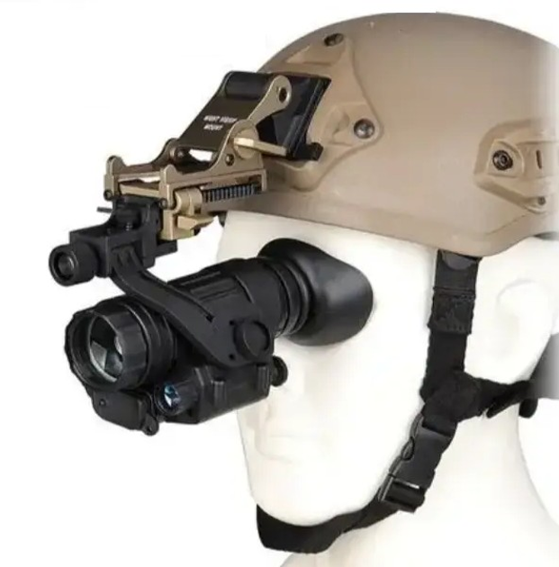 Армійський монокуляр нічного бачення Night Vision (до 400м) на шолом - зображення 1