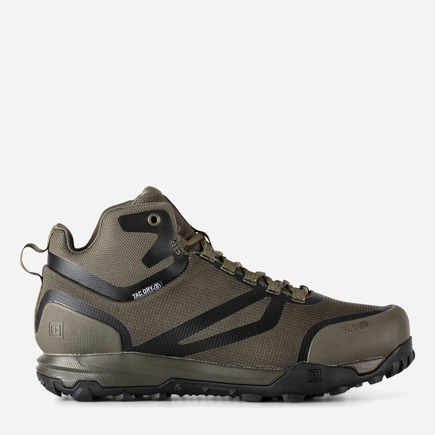 Чоловічі тактичні черевики з мембраною 5.11 Tactical A/T Mid Waterproof Boot 12446-186 41 (8US) 26.8 см Ranger Green (2000980623075) - зображення 1