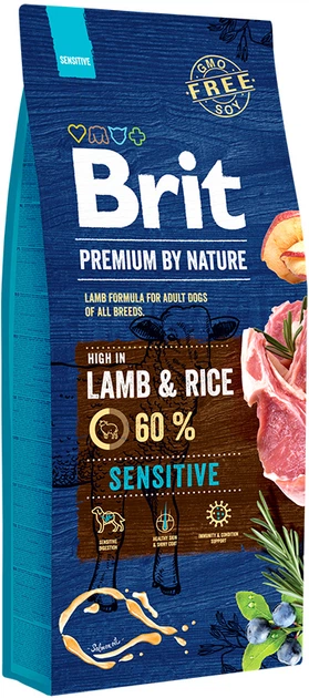 Сухий корм для собак з чутливим травленням Brit Premium Dog