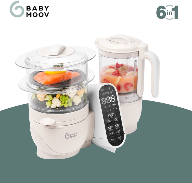 Блендер-пароварка Babymoov Nutribaby + Beige (A001135) - зображення 7