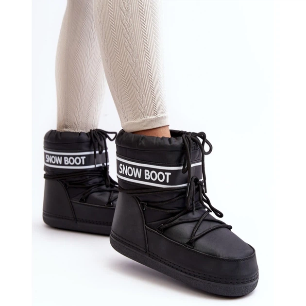 Śniegowce damskie wysokie ocieplane Soia 35/36 Czarne (5905677012125) - obraz 5