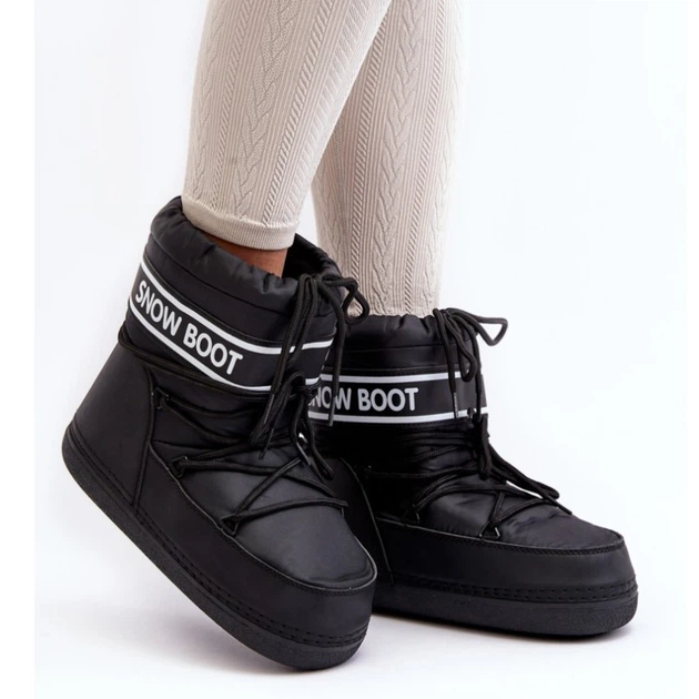 Śniegowce damskie wysokie ocieplane Soia 37/38 Czarne (5905677012132) - obraz 3