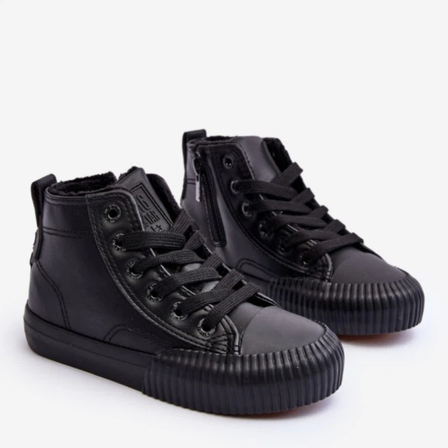 Дитячі кеди для дівчинки Big Star Shoes MM374014 30 Чорні (5900714657963) - зображення 3