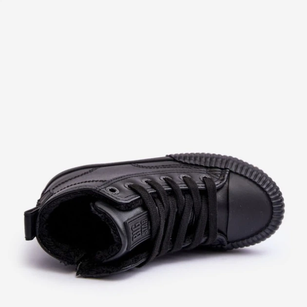 Дитячі кеди для дівчинки Big Star Shoes MM374014 30 Чорні (5900714657963) - зображення 5