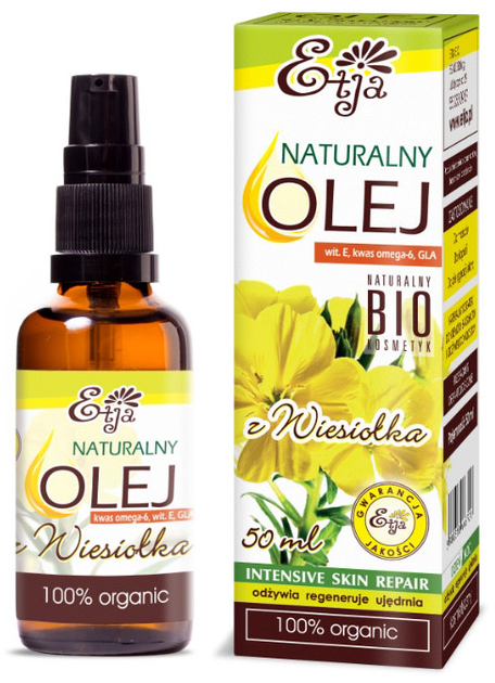 Naturalny olej do ciała Etja Bio z Wiesiołka 50 ml (5908310446721) - obraz 1