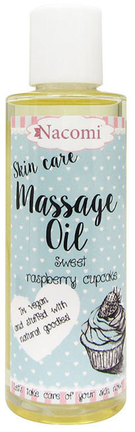 Olejek do ciała Nacomi Sweet Raspberry Cupcake Massage Oil 50 ml (5901878685977) - obraz 1