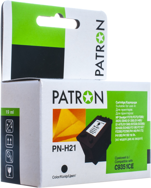 Картридж Patron HP C9351CE Black (PN-H21) - зображення 1