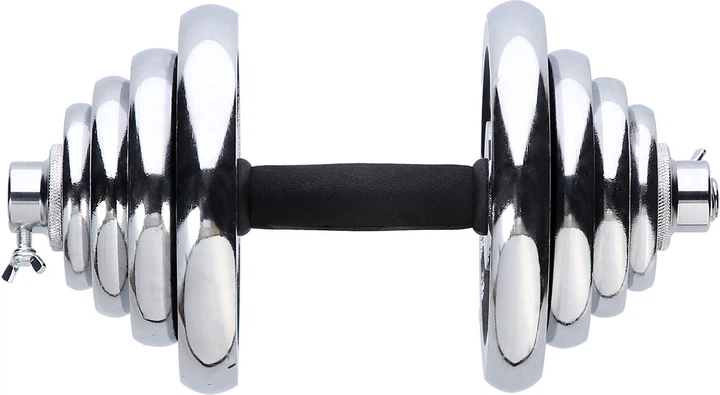 Набір гантелі -штанга пряма та ламана HMS STC55 у валізі 55 кг (5907695596113) - зображення 9