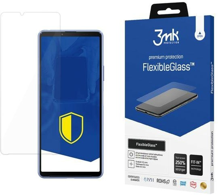 Гібридне скло для 3MK FlexibleGlass Sony Xperia 10 III 5G (5903108386920) - зображення 1