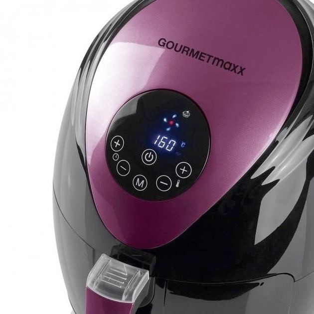 Аэрофритюрница GOURMETmaxx LQ-2502B Black/Purple - изображение 7