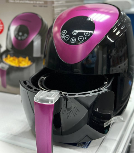 Аэрофритюрница GOURMETmaxx LQ-2502B Black/Purple - изображение 13