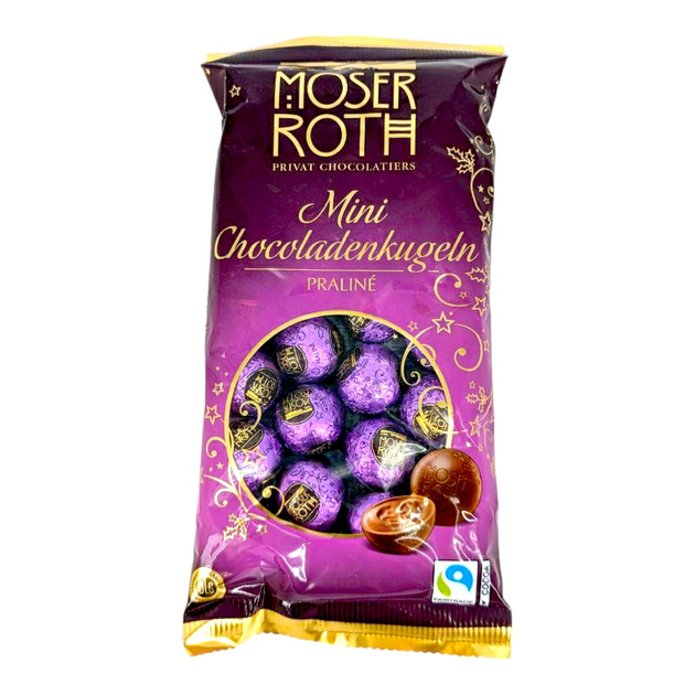 Шоколадные шарики с пралине Moser Roth praline 150g – купить в Украине ...
