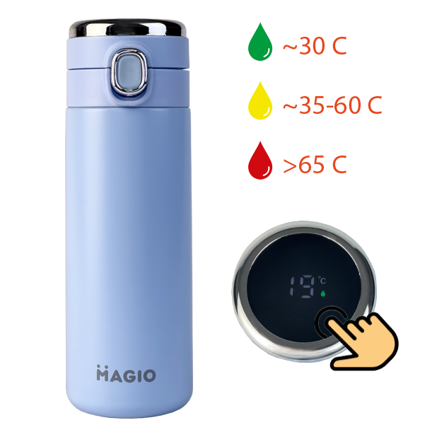 Термос MAGIO MG-1047B 0.4 л датчик температури - Фото 2 Термос MAGIO MG-1047B 0.4 л датчик температури - изображение 2