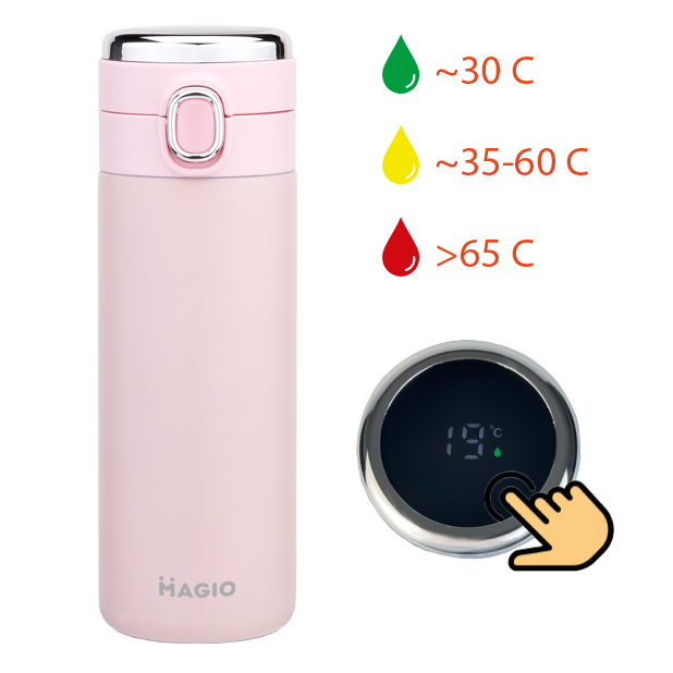 Термос MAGIO MG-1047P 0.4 л датчик температури - Фото 2 Термос MAGIO MG-1047P 0.4 л датчик температури - изображение 2