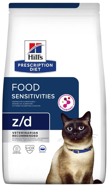 Sucha karma dla kotów Hill's Prescription Diet Food Sensitivities z/d 1.5 kg (0052742059341) - obraz 1