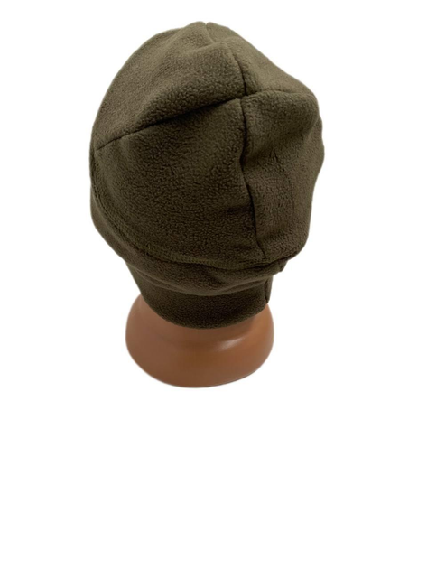 Шапка флисовая хаки / Флисовая шапка олива - изображение 2