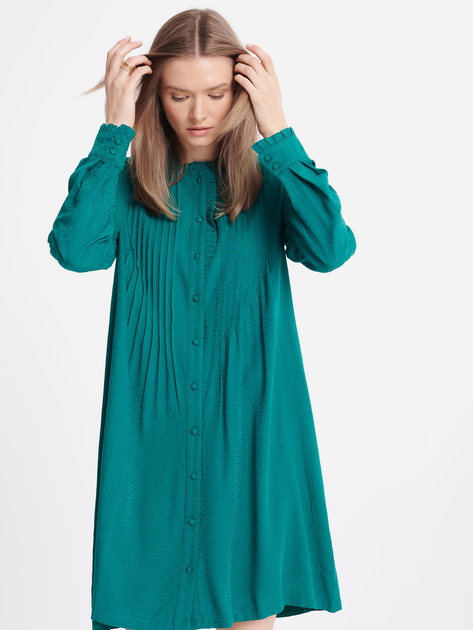Сукня жіноча Greenpoint SUK507W2379X00 40 Темно-зелена (5903245417167) - зображення 3