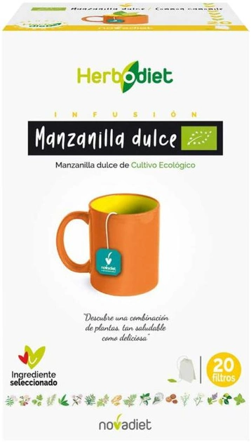 Трав'яний чай Novadiet Manzanilla Eco 20 шт (8425652062558) - зображення 1