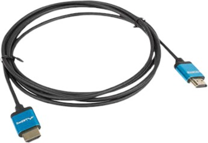 Кабель Lanberg HDMI 4 K/60 Hz 1.8 m Black (CA-HDMI-22CU-0018-BK) - зображення 1