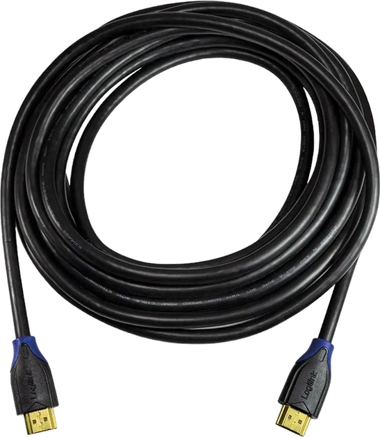 Кабель Logilink HDMI High Speed з Ethernet 4 K 2 K / 60 Hz 7.5 m Black (CH0065) - зображення 2