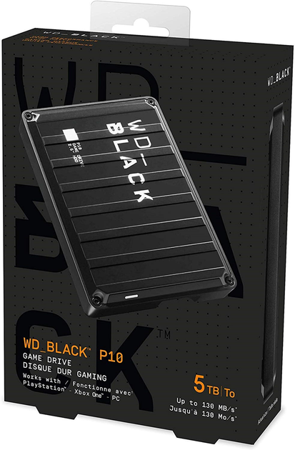 Dysk twardy Western Digital WD Czarny P10 Game Drive 5TB WDBA3A0050BBK-WESN 2.5" USB 3.2 External Czarny (0718037870984) - obraz 7