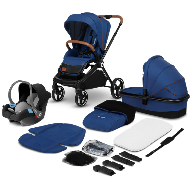 Универсальная коляска 3 в 1 Lionelo MIKA 3IN1 BLUE NAVY - Фото 5 Универсальная коляска 3 в 1 Lionelo MIKA 3IN1 BLUE NAVY - изображение 5